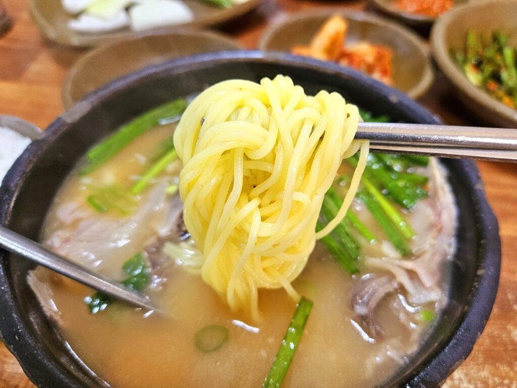 韓國釜山捷運新平站永珍豬肉湯飯-血腸湯飯ˋ