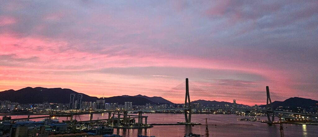 釜山港大橋夜景
